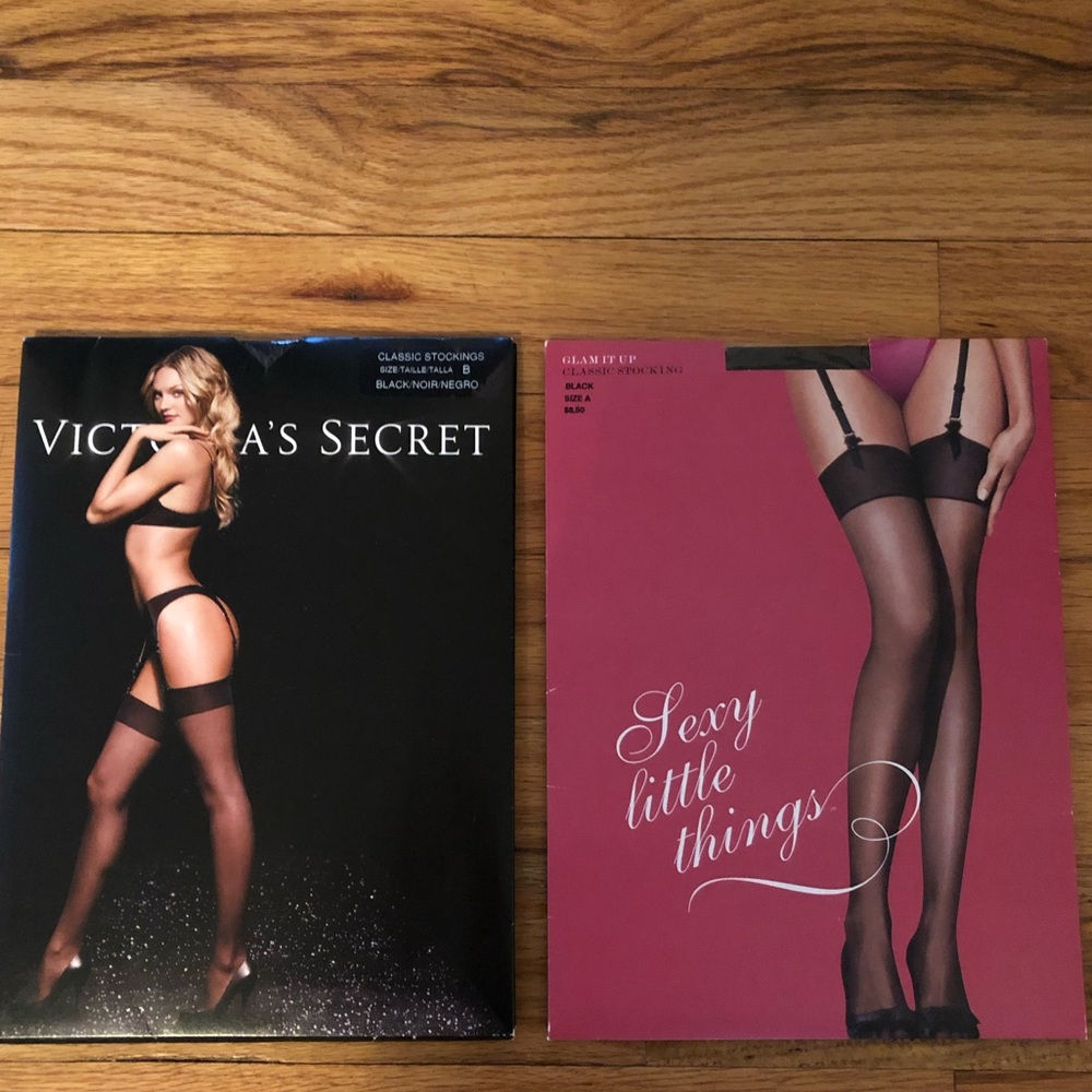 Victoria’s Secret Set of Two Thigh High Stockings